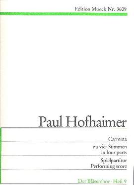 Hofhaimer, P: Carmina