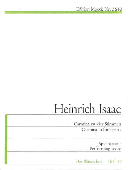 Isaac, H: Carmina