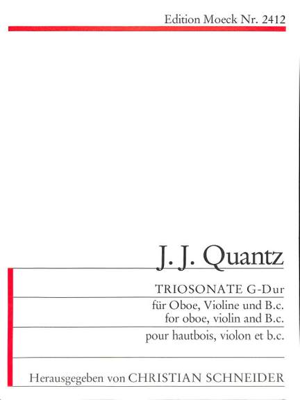 Quantz, J J: Triosonate G-Dur