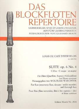 Caix d'Hervelois, L d: Suite op 6/4