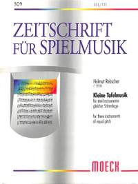 Rebscher, H: Kleine Tafelmusik