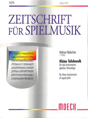 Rebscher, H: Kleine Tafelmusik
