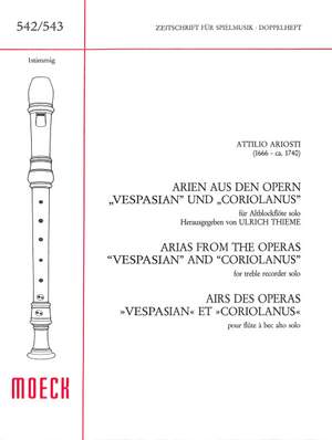 Ariosti, A: Arien aus den Opern