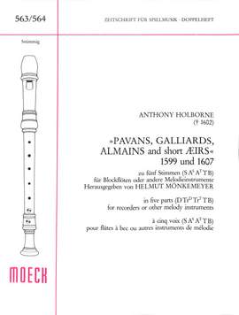 Holborne, A: Pavans Galliards Almains