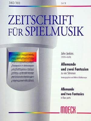 Jenkins, J: Allemande und 2 Fantasien