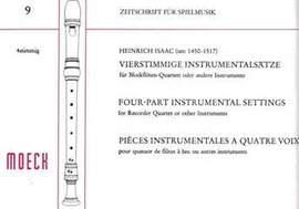 Isaac, H: Vierstimmige Instrumentalsätze