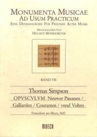 Simpson, T: Opus newer Paduanen Galliarden Couranten Volten