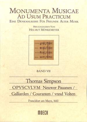 Simpson, T: Opus newer Paduanen Galliarden Couranten Volten