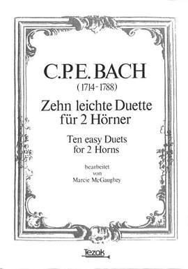 Bach, C P E: 10 leichte Duette