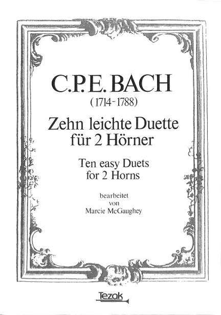 Bach, C P E: 10 leichte Duette