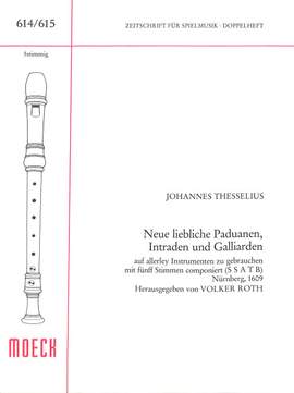Thesselius, J: Neue liebliche Paduanen