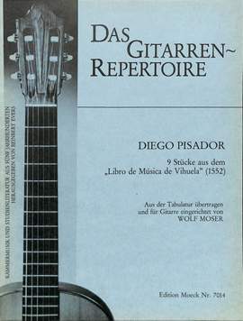 Pisador, D: 9 Stücke aus libro de musica