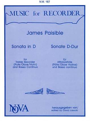 Paisible, J: Sonate D-Dur