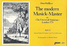 Prelleur, P: The modern musick master 2