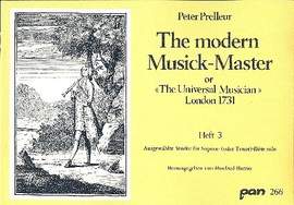 Prelleur, P: The modern musick master 3