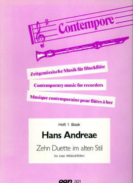 Andreae, V: 10 Duette im alten Stil 1