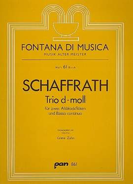 Schaffrath, C: Trio d-moll 61