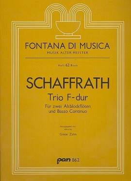 Schaffrath, C: Trio F-Dur F major