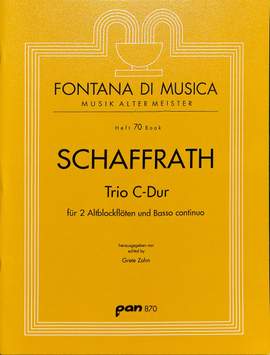 Schaffrath, C: Trio C-Dur 70