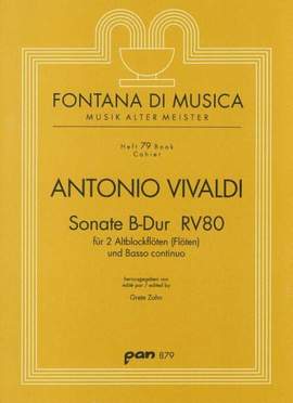 Vivaldi, A: Sonate B-Dur RV 80 RV 80