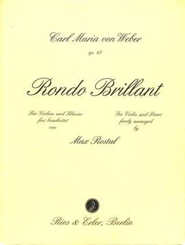 Weber, C M v: Rondo brillant Es-Dur op 62