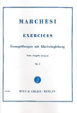 Marchesi, M: Exercices op 1