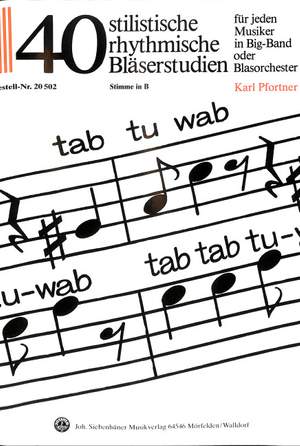 Pfortner, K: Tab tu wab - 40 stilistische rhythmische
