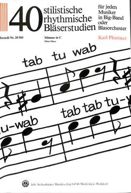 Pfortner, K: Tab tu wab - 40 stilistische rhythmische