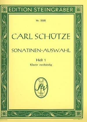 Schuetze, C: Sonatinen Auswahl 1 - Lehrgang der Sonatinen Sonaten + Stücke 1