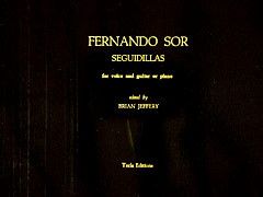Sor, F: Seguidillas