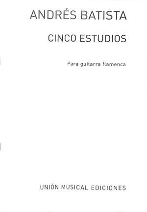 Batista, A: 5 estudios para guitarra flamenca 1
