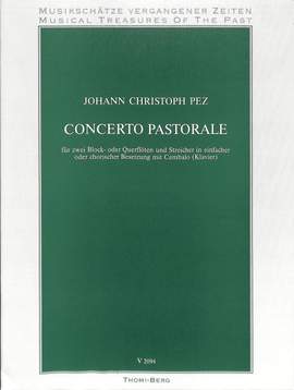 Pez, J C: Concerto pastorale F-Dur