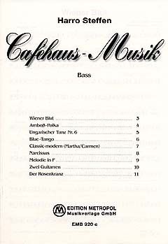 Steffen, H: Cafehaus Musik