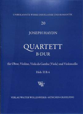 Haydn, J: Quartett B-Dur Hob 2:b4