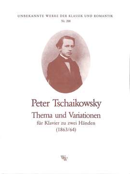 Tchaikovsky, P I: Thema + Variationen a-moll