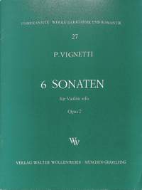Vignetti, P: 6 Sonaten op 2
