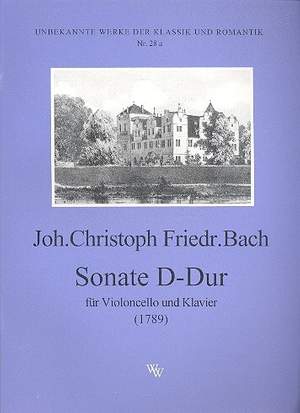 Bach, J C F: Sonate D-Dur