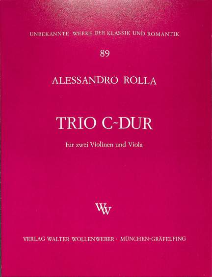 Rolla, A: Trio C-Dur
