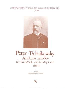 Tchaikovsky, P I: Andante cantabile op 11 (aus Streichquartett 1)