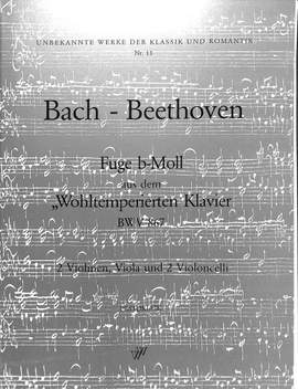 Beethoven, L v: Fuge b-moll (wohltemperiertes Klavier)