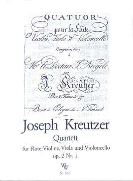 Kreutzer, J: Quartett D-Dur op 2/1