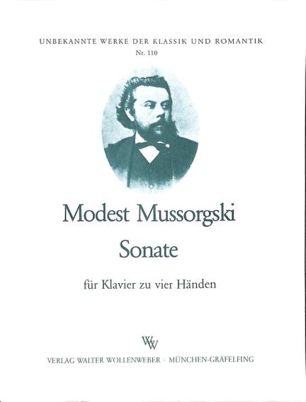 Moussorgsky, M: Sonate C-Dur