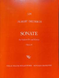 Dietrich, A: Sonate C-Dur op 15