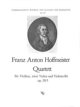 Hoffmeister, F A: Quartett op 20/5