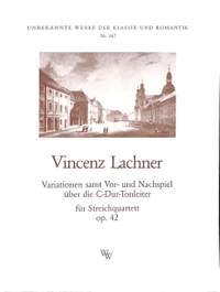 Lachner, V: Variationen samt Vor + Nachspiel über die C-Dur Tonleiter op 42
