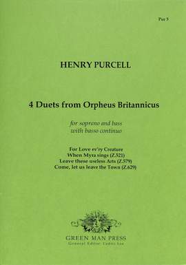 Purcell, H: 4 Duets (orphus britannicus)