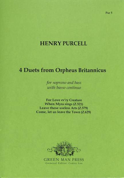 Purcell, H: 4 Duets (orphus britannicus)