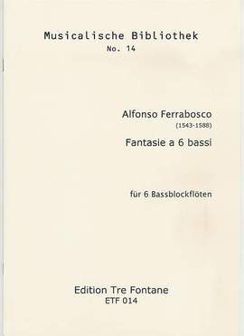 Ferrabosco, A I: Fantasie a 6 bassi 14