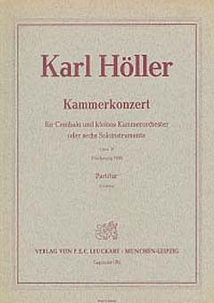 Hoeller, K: Kammerkonzert op 19 op. 19