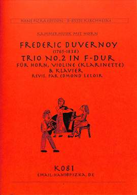 Duvernoy, F N: Trio 2 F-Dur
